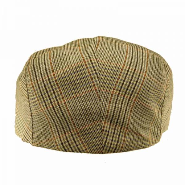 Men's Summer Cap Checked Green