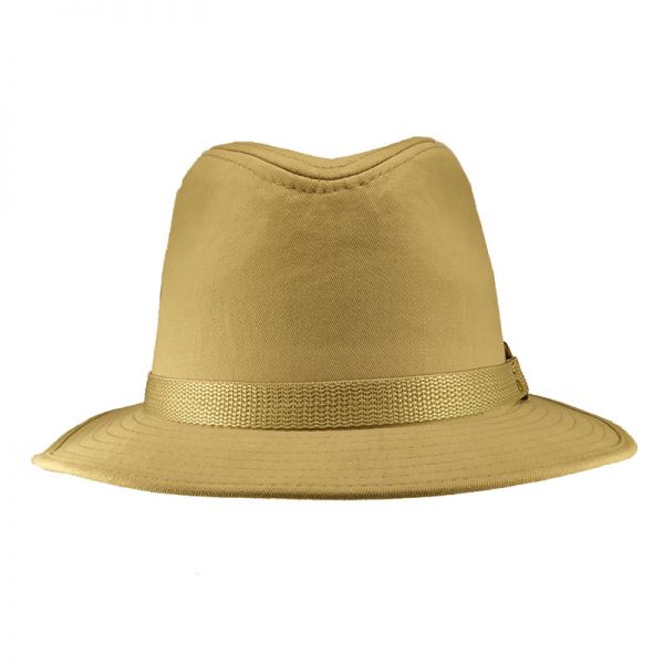 Summer Outdoor Cotton Hat With Strap Beige