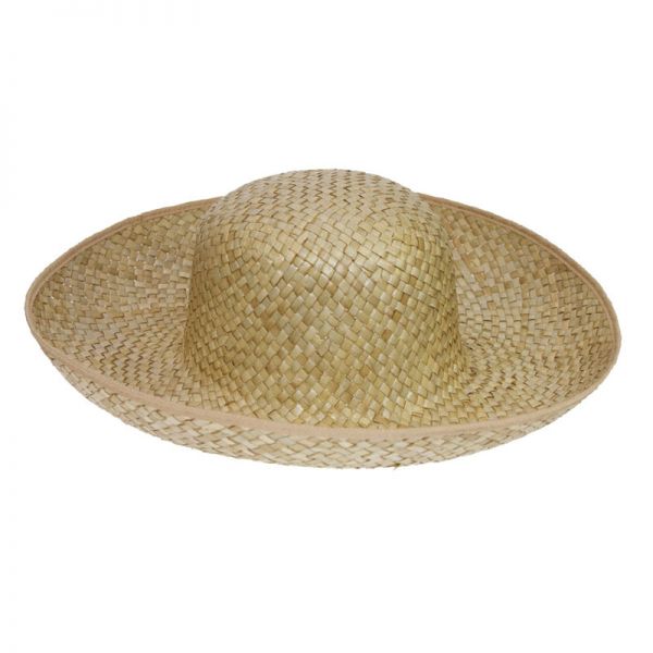 Summer Fisherman Straw Hat With Big Brim