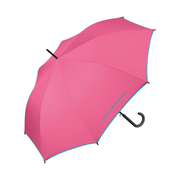 Long Automatic Umbrella United Colors of Benetton Fuchsia