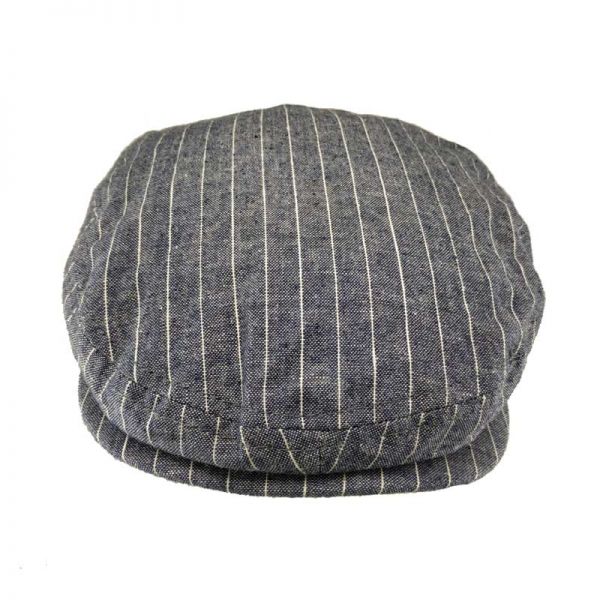 Men's Summer Cap Striped Blue