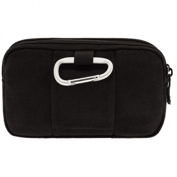 Τσαντάκι ζώνης μαύρο POLO Vertical Belt Waist Bag Black.