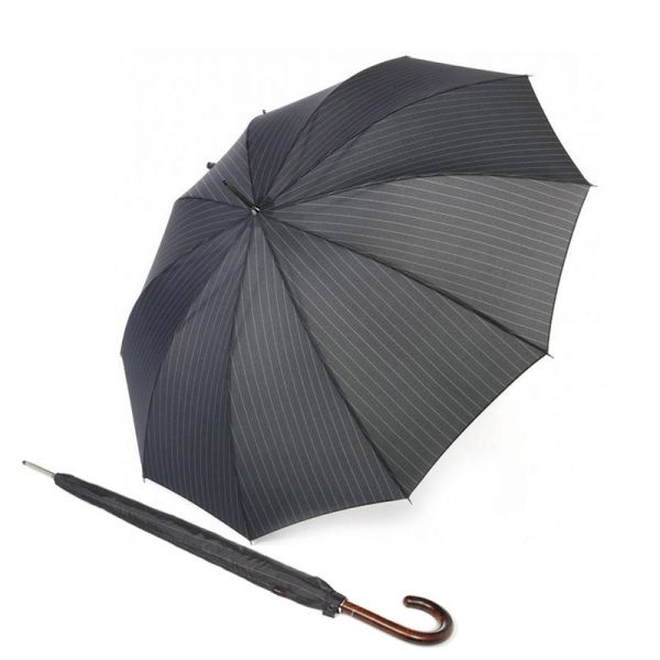 Long Automatic Stick Umbrella With Wooden Handle Knirps T.772 AC Gents Prints Straps