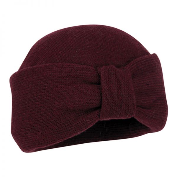 Winter Knitted Turban Hat You  Bordeaux