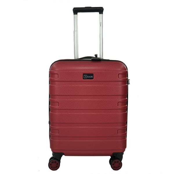 Cabin Hard Expandable Luggage 4 Wheels Rain 4W RB80104 55 cm Red