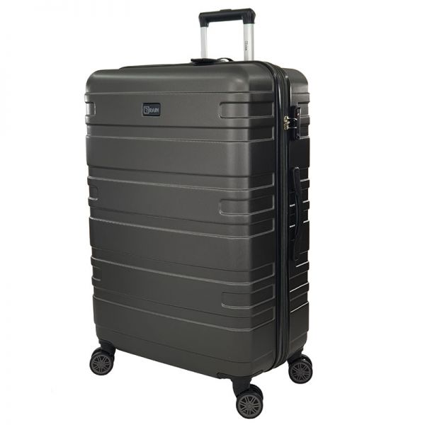 Large Hard Expandable Luggage With 4 Wheels Rain RB80104  75 cm Anthracite