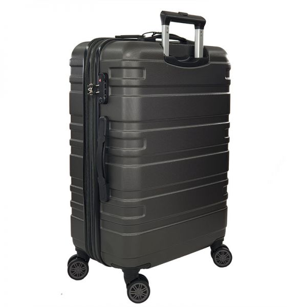 Large Hard Expandable Luggage With 4 Wheels Rain RB80104  75 cm Anthracite