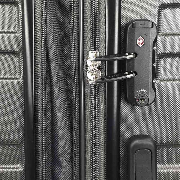 Large Hard Expandable Luggage With 4 Wheels Rain RB80104  75 cm Anthracite