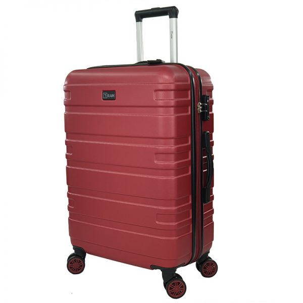 Medium Hard Expandable Luggage With 4 Wheels Rain RB80104  65 cm Red