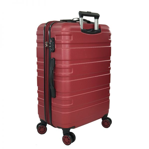 Medium Hard Expandable Luggage With 4 Wheels Rain RB80104  65 cm Red