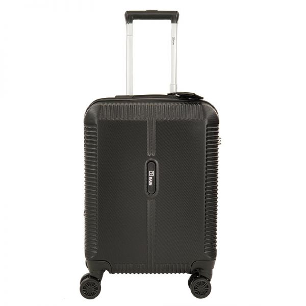 Cabin Hard Expandable Luggage With 4 Wheels Rain RB8083 55 cm Black