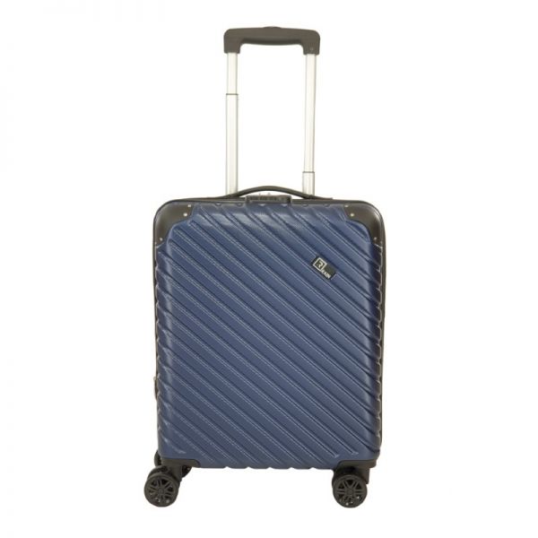 Cabin Hard Expandable Luggage 4 Wheels Rain RB9008 Blue