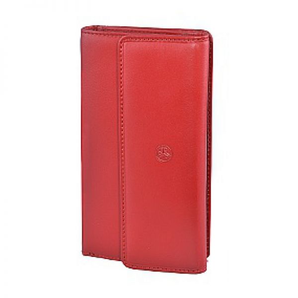 Leather Wallet Carraro Colorado 108 Red