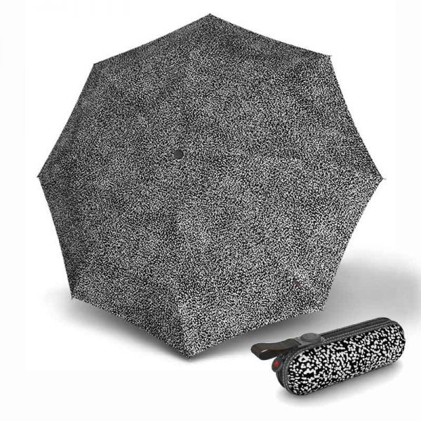 Manual Super Mini Folding Umbrella With UV Protection Knirps X1 Nuno Snow