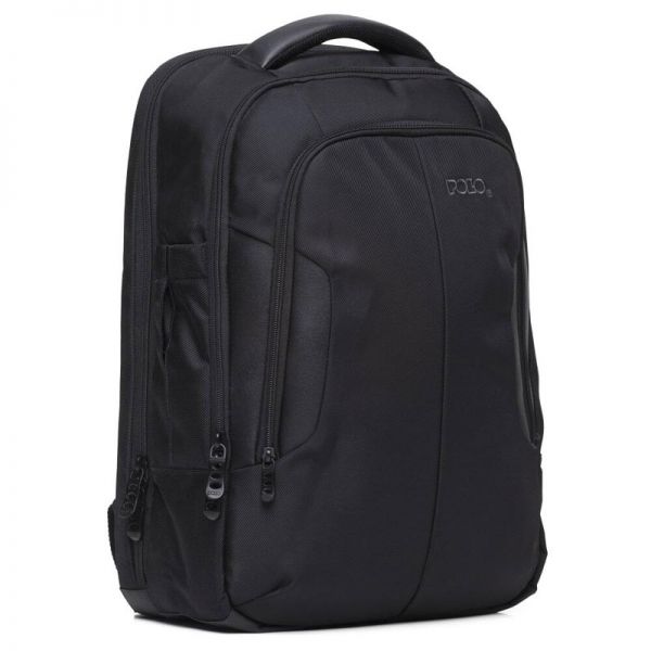 Σακίδιο πλάτης επαγγελματικό μαύρο POLO Techera  Backpack Black.