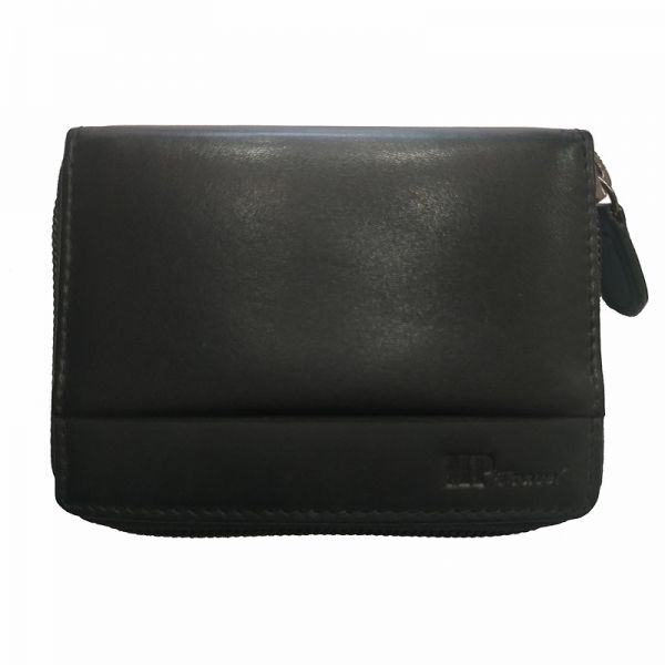 Καρτοθήκη δερμάτινη μαύρη Marta Ponti Preto Card Holder Black