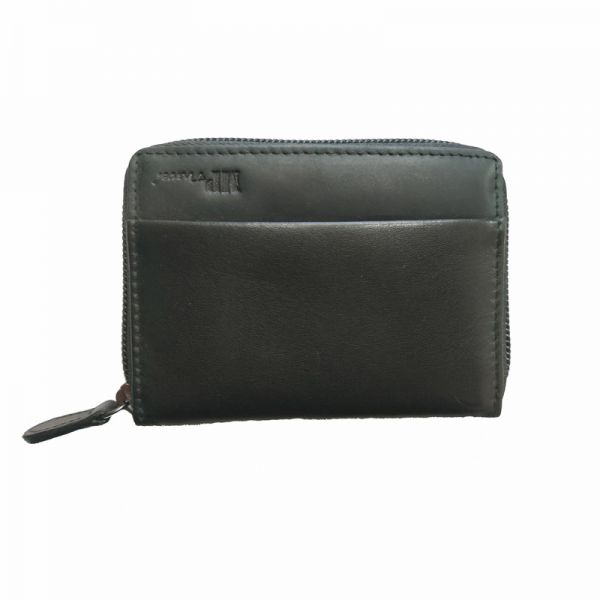 Καρτοθήκη δερμάτινη μαύρη Marta Ponti Preto Card Holder Black