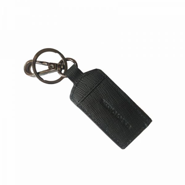 Leather Keyholder U.S. POLO ASSN. Mallet Ver. Multif. Black