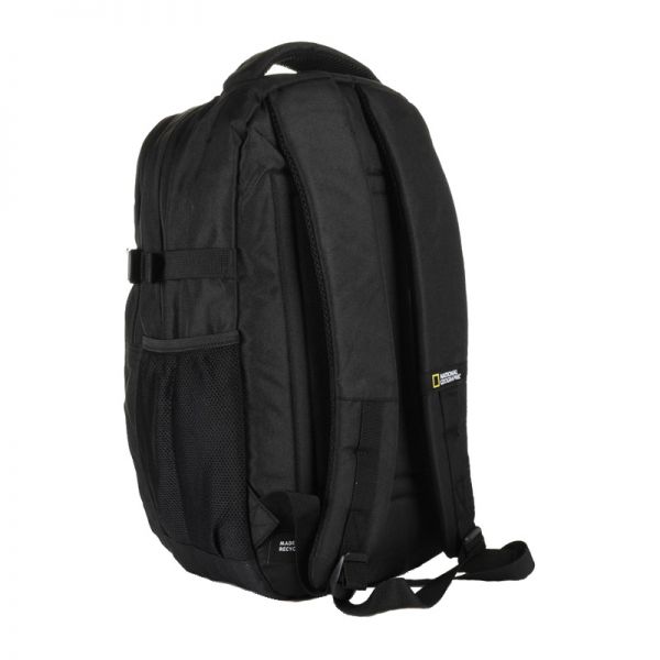 Σακίδιο πλάτης μαύρο National Geographic Natural Backpack Black, πίσω όψη.