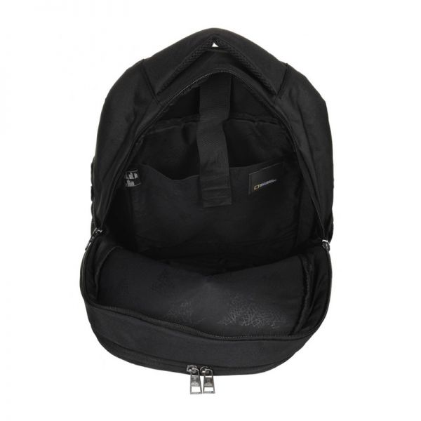 Σακίδιο πλάτης μαύρο National Geographic Natural Backpack Black, εσωτερικό.