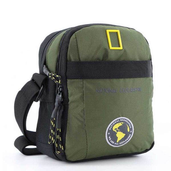 Τσαντάκι ώμου ανδρικό χακί National Geographic New Explorer Utility Bag Khaki.