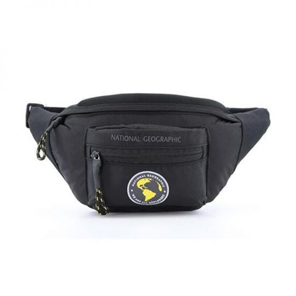 Τσαντάκι μέσης μαύρο National Geographic New Explorer Waist Bag Black.