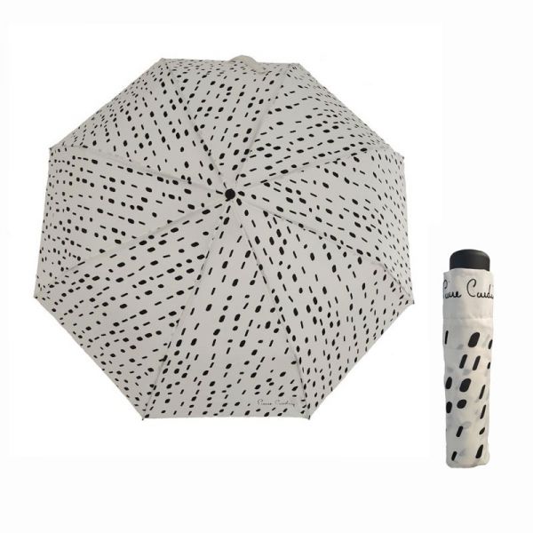 Manual Folding Umbrella Pierre Cardin Illusion Marks Εcru