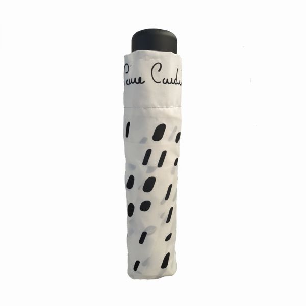 Manual Folding Umbrella Pierre Cardin Illusion Marks Εcru