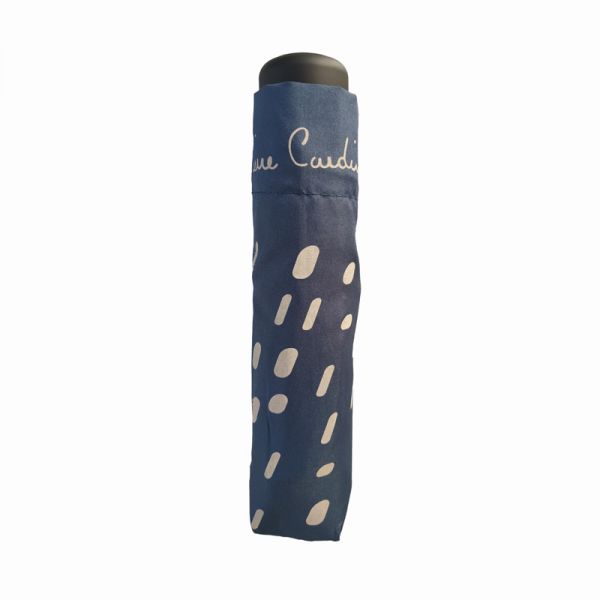 Ομπρέλα σπαστή γυναικεία μπλε Pierre Cardin Folding Umbrella Illusion Marks Blue.
