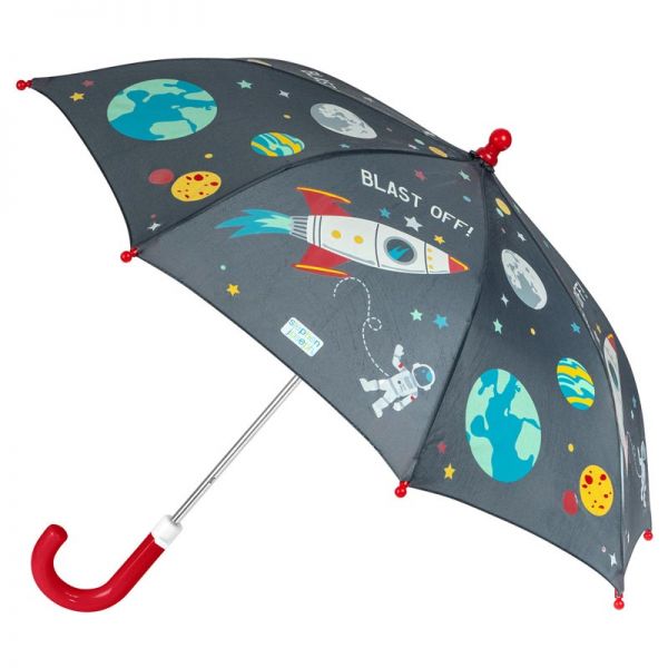Ομπρέλα παιδική που χρωματίζεται στη βροχή διάστημα Stephen Joseph Color Changing Umbrella Space.