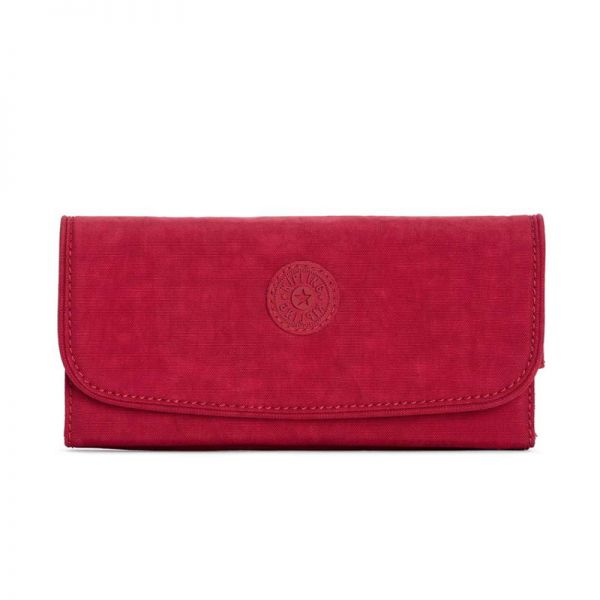 Πορτοφόλι γυναικείο κόκκινο Kipling Basic EWO Supermoney Radiant Red C.