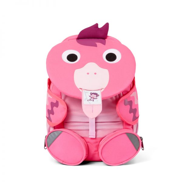 Σακίδιο πλάτης παιδικό φλαμίνγκο Affenzahn Large Friend Neon Flamingo Backpack