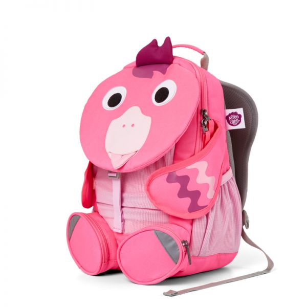 Σακίδιο πλάτης παιδικό φλαμίνγκο Affenzahn Large Friend Neon Flamingo Backpack