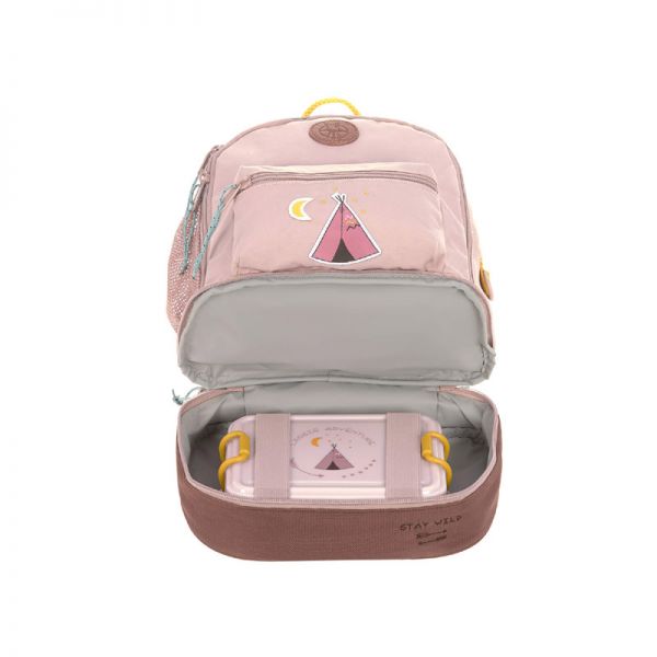 Σακίδιο πλάτης παιδικό της Lässig Mini Backpack Adventure Tipi Pink