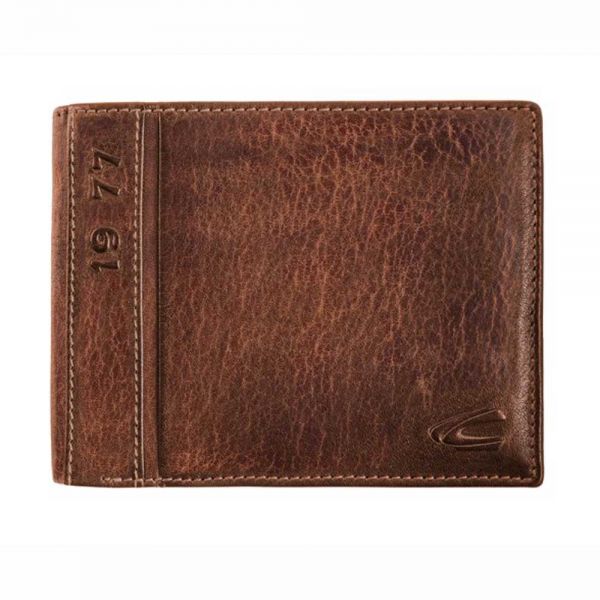 Leather Horizontal Wallet Camel Active Melbourne Brown 247-703-29