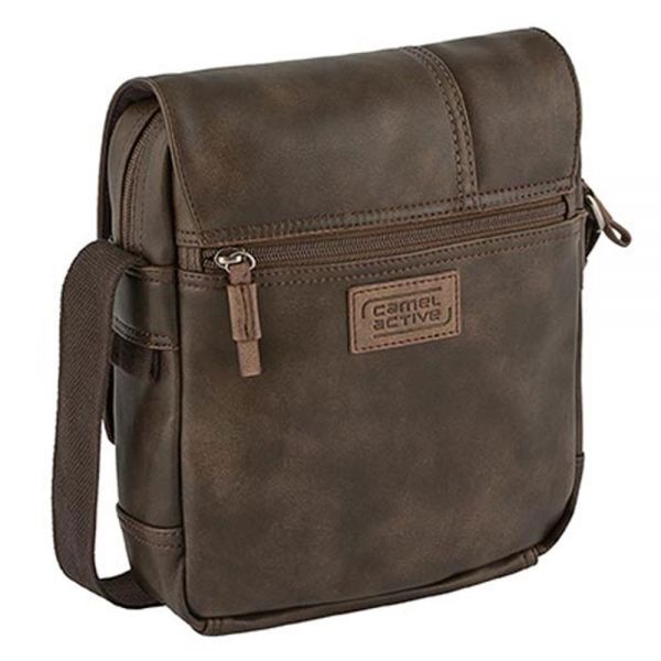 Τσάντα ώμου ανδρική καφέ Camel Active Laos Brown 251-602-29