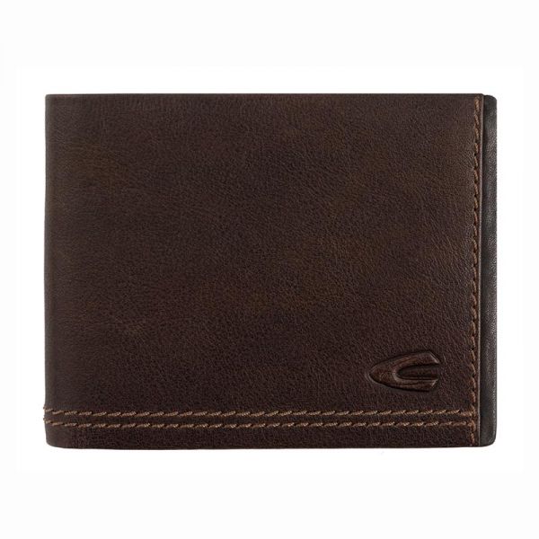 Πορτοφόλι δερμάτινο οριζόντιο καφέ Camel Active Osaka Wallet Brown.