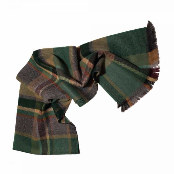 Κασκόλ ανδρικό καρώ πράσινο  Pierre Quioc Scarf Checked Green