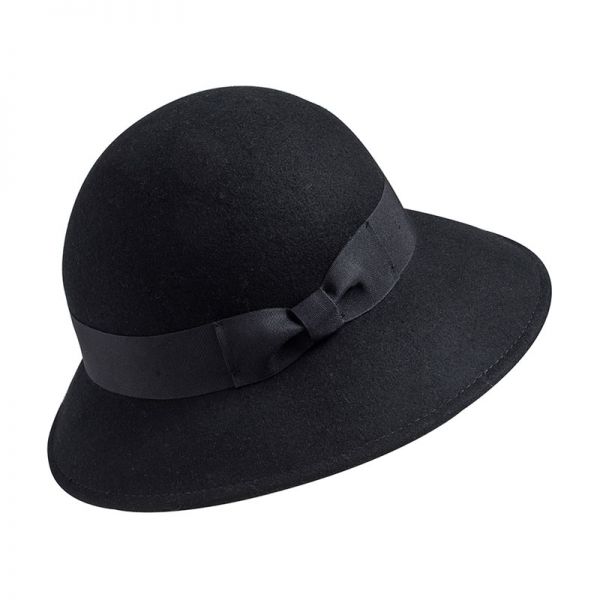 Καπέλο γυναικείο μάλλινο χειμερινό μαύρο Women's Winter Hat Black.