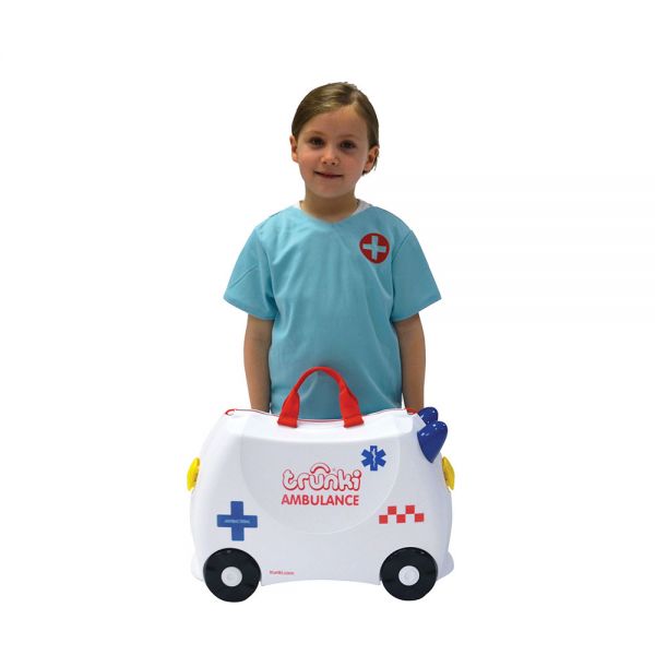 Βαλίτσα παιδική αντιμικροβιακή Abbie το ασθενοφόρο Trunki Abbie The Ambulance