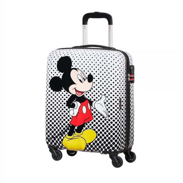 Cabin luggage American Tourister Disney Legends  Spinner 55cm  Mickey Mouse Polka Dot