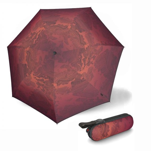 Folding Super Mini Manual Umbrella Knirps X1 Ecorepel Miracle Fire
