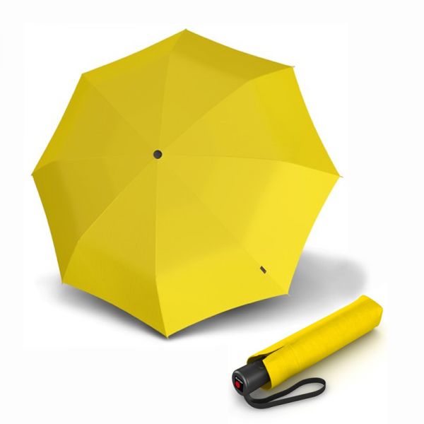 Ομπρέλα σπαστή μονόχρωμη κίτρινη αυτόματο άνοιγμα - κλείσιμο  Knirps A.200 Duomatic Medium Sun.