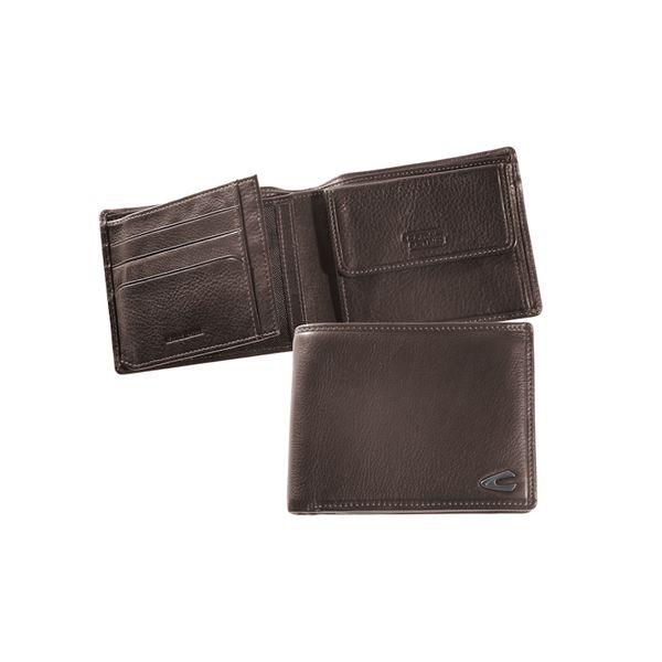 Leather Horizontal Wallet Camel Active Vegas Brown
