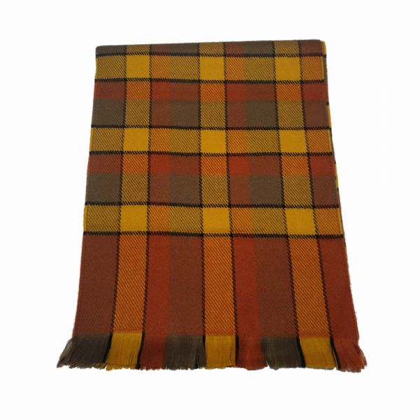 Winter Scarf Pierre Quioc Checked Yellow