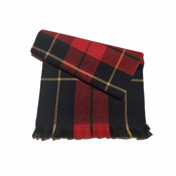 Κασκόλ καρώ κόκκινο  Pierre Quioc Scarf Checked Red