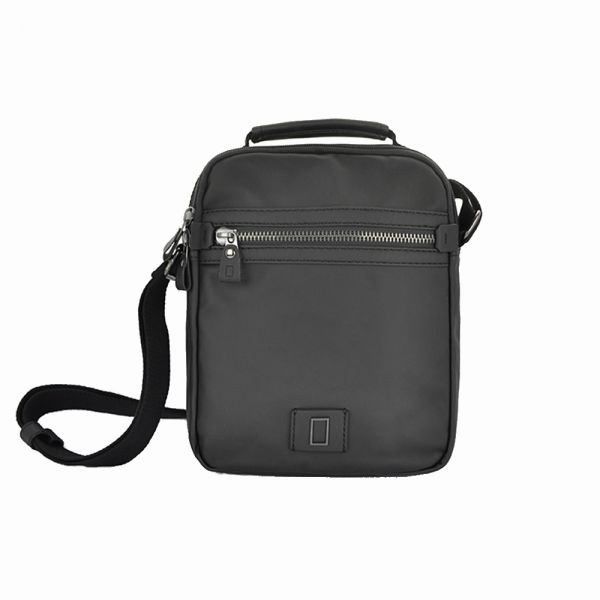 Τσάντα ώμου ανδρική μαύρη National Geographic Slope Crossbody Bag N10581.06 Black