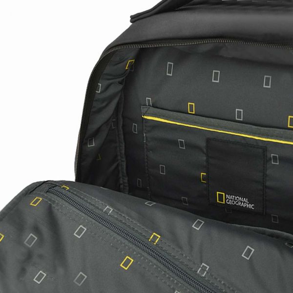 Σακίδιο πλάτης μαύρο National Geographic Slope Backpack N10585-06 Black, εσωτερικό.