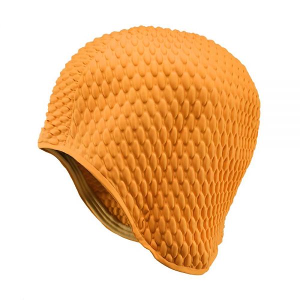 Σκουφάκι θάλασσας πορτοκαλί γκοφρέ Ladies Swimming Cap Orange