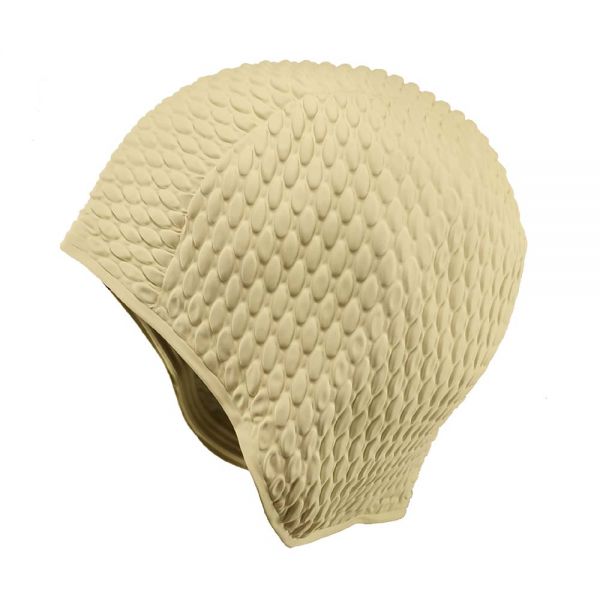 Ladies' Waffle Swimming Cap White